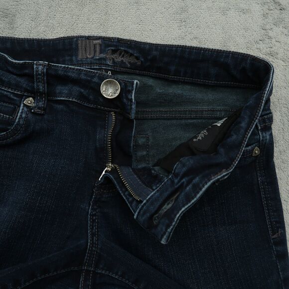 KUT from the Kloth Jeans Women's Size 4 Blue Low-Rise Skinny Denim 30" Inseam - Picture 2 of 16